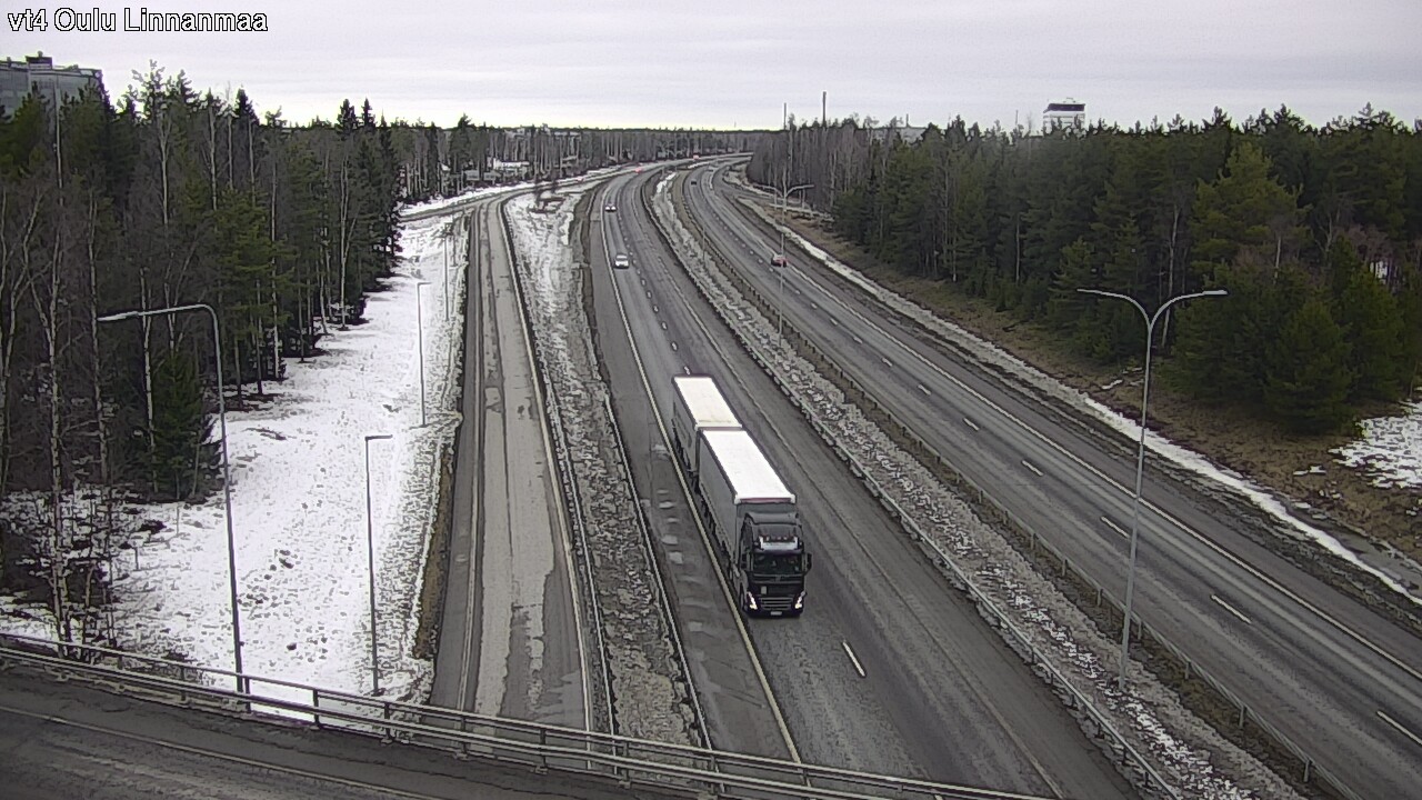 Weather Camera Image Road 4 Oulu, Linnanmaa, Oulu, Pohjois-Pohjanmaa