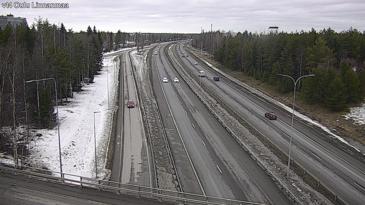 Weather Camera Image Road 4 Oulu, Linnanmaa, Oulu, Pohjois-Pohjanmaa