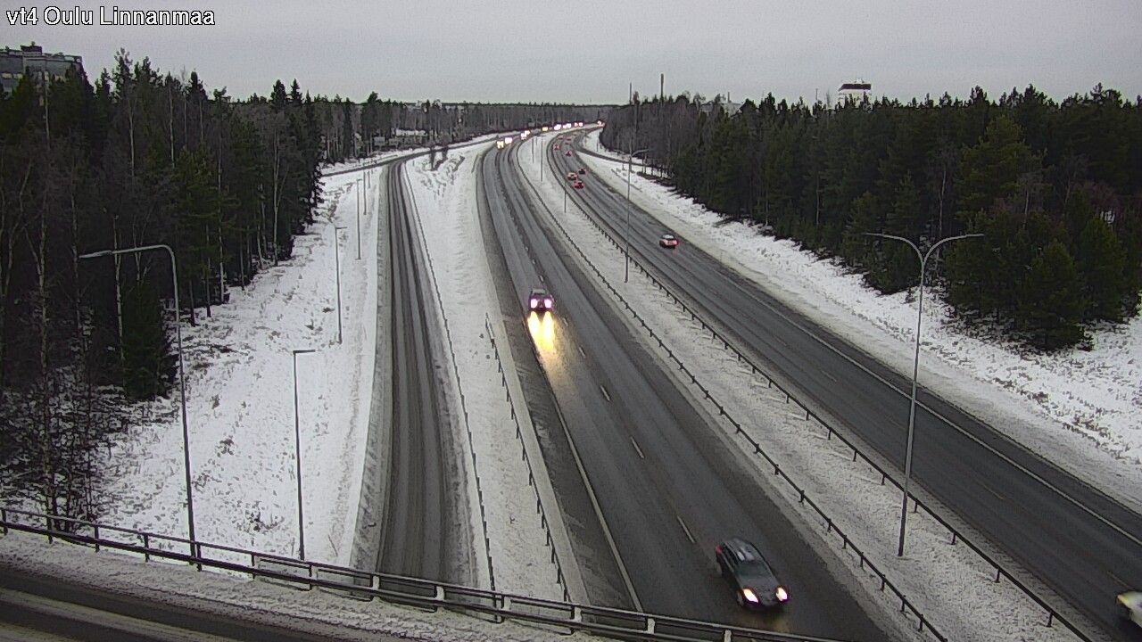 Weather Camera Image Road 4 Oulu, Linnanmaa, Oulu, Pohjois-Pohjanmaa