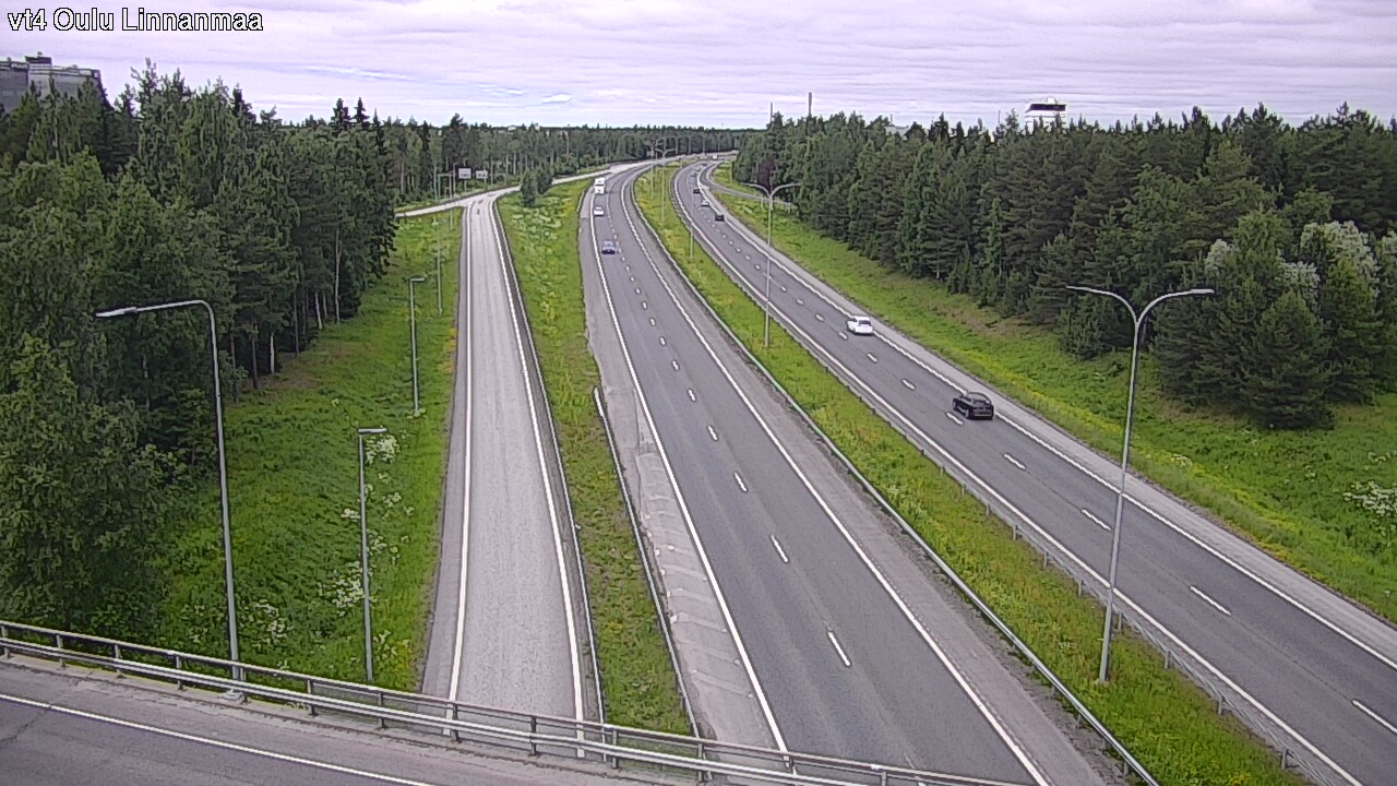 Weather Camera Image Road 4 Oulu, Linnanmaa, Oulu, Pohjois-Pohjanmaa