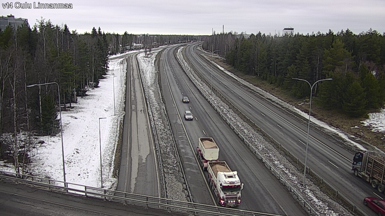Weather Camera Image Road 4 Oulu, Linnanmaa, Oulu, Pohjois-Pohjanmaa