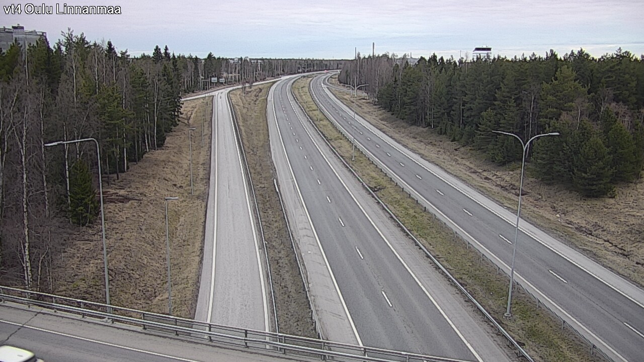 Weather Camera Image Road 4 Oulu, Linnanmaa, Oulu, Pohjois-Pohjanmaa