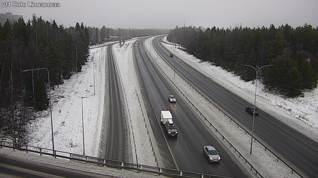 Weather Camera Image Road 4 Oulu, Linnanmaa, Oulu, Pohjois-Pohjanmaa