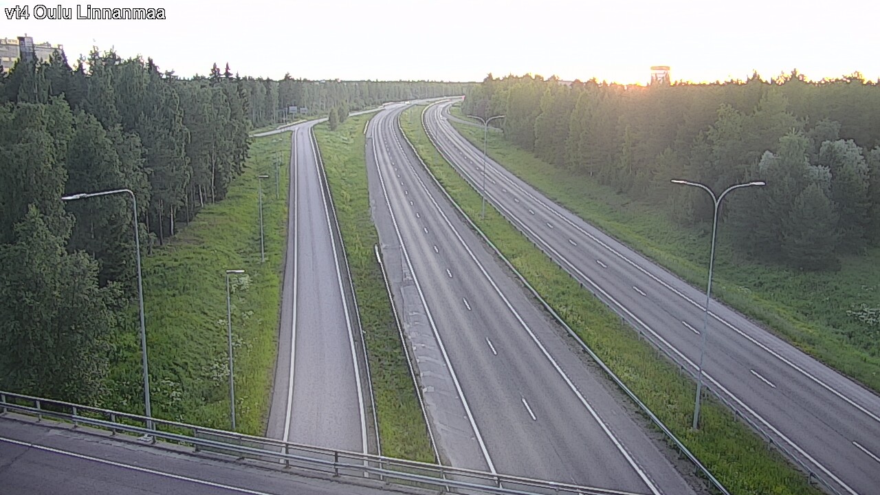 Weather Camera Image Road 4 Oulu, Linnanmaa, Oulu, Pohjois-Pohjanmaa