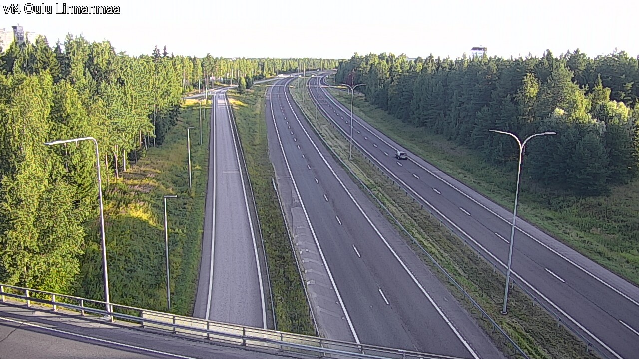 Weather Camera Image Väg 4 Uleåborg, Linnanmaa, Oulu, Pohjois-Pohjanmaa