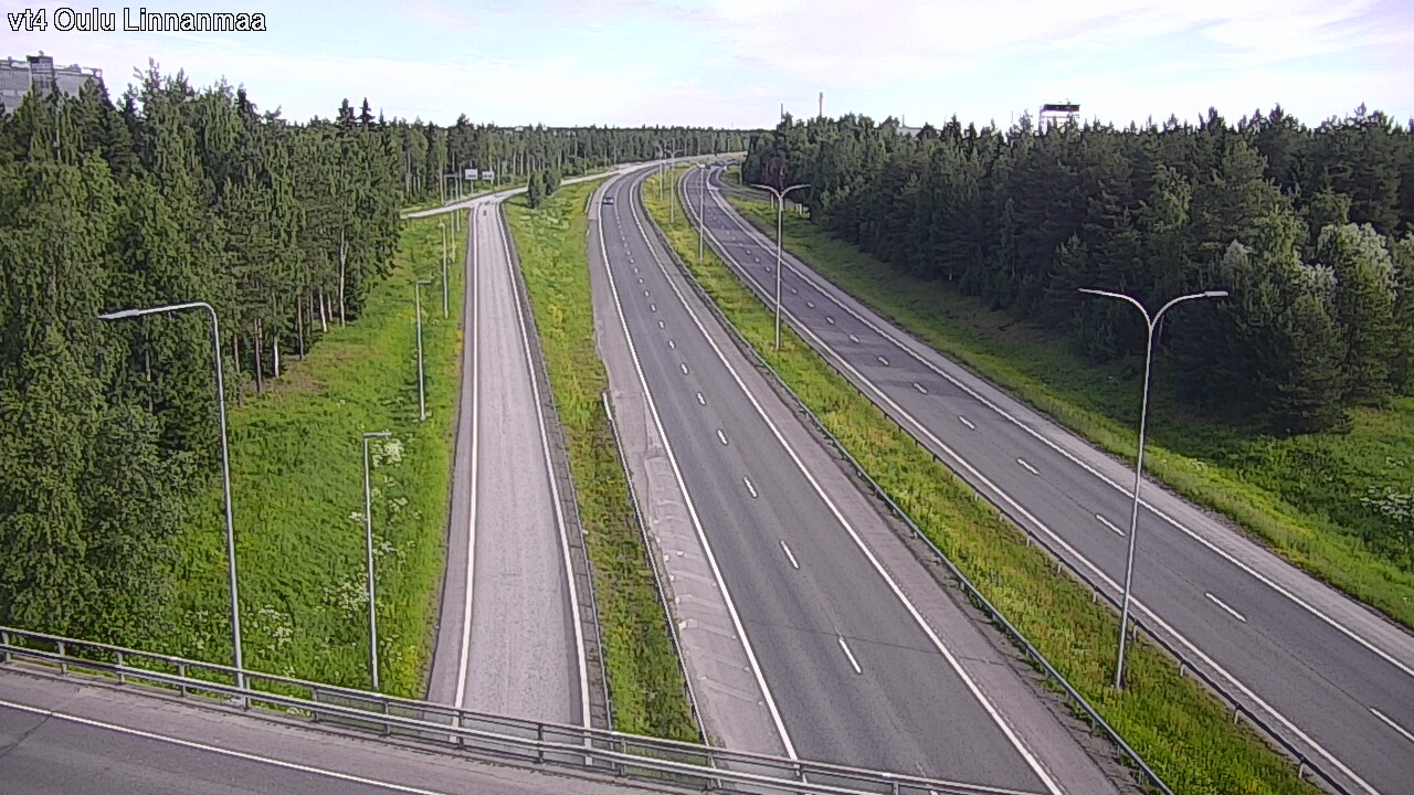 Weather Camera Image Road 4 Oulu, Linnanmaa, Oulu, Pohjois-Pohjanmaa