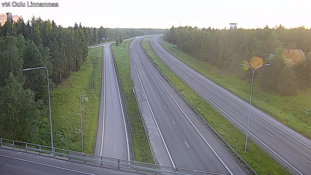 Weather Camera Image Road 4 Oulu, Linnanmaa, Oulu, Pohjois-Pohjanmaa