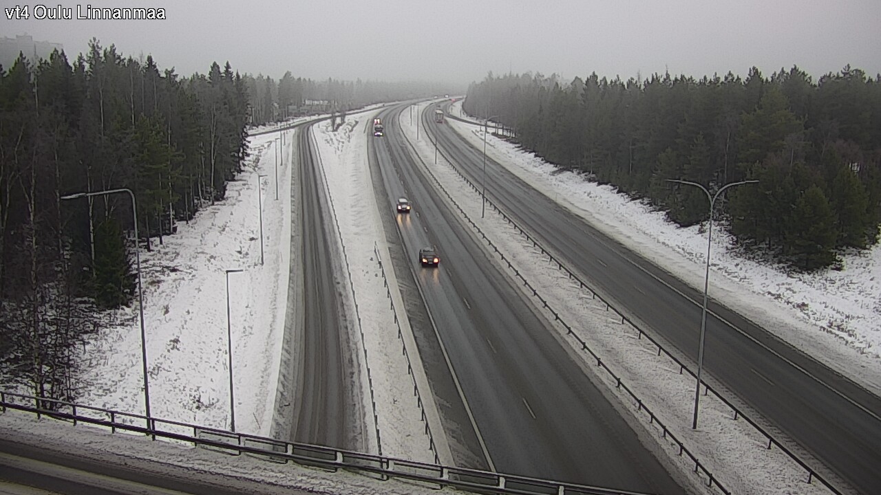 Weather Camera Image Road 4 Oulu, Linnanmaa, Oulu, Pohjois-Pohjanmaa