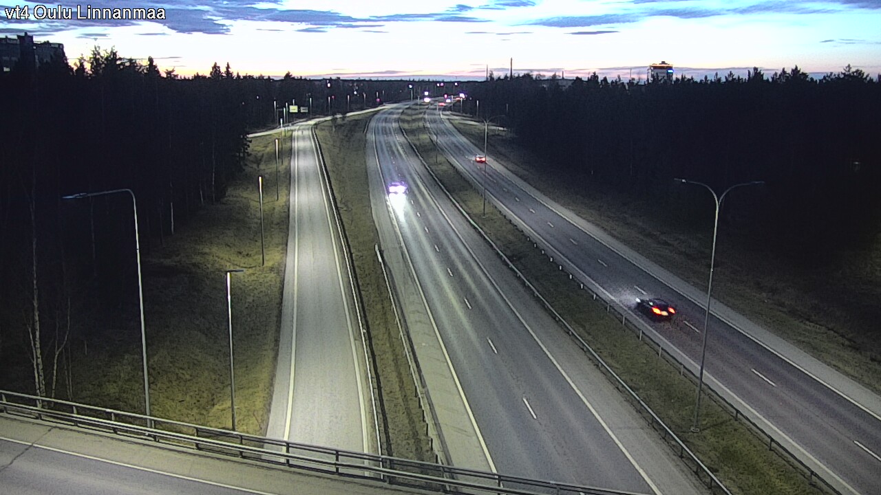 Weather Camera Image Road 4 Oulu, Linnanmaa, Oulu, Pohjois-Pohjanmaa