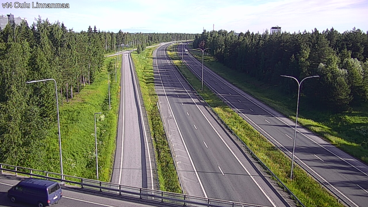 Weather Camera Image Road 4 Oulu, Linnanmaa, Oulu, Pohjois-Pohjanmaa