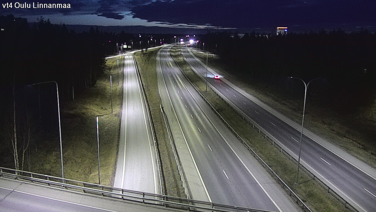 Weather Camera Image Road 4 Oulu, Linnanmaa, Oulu, Pohjois-Pohjanmaa