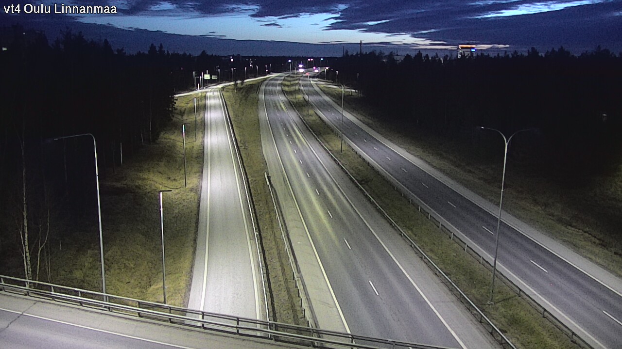Weather Camera Image Road 4 Oulu, Linnanmaa, Oulu, Pohjois-Pohjanmaa
