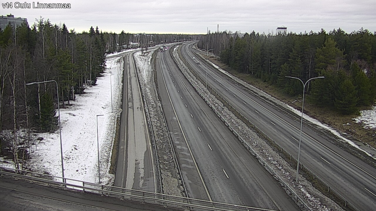 Weather Camera Image Road 4 Oulu, Linnanmaa, Oulu, Pohjois-Pohjanmaa