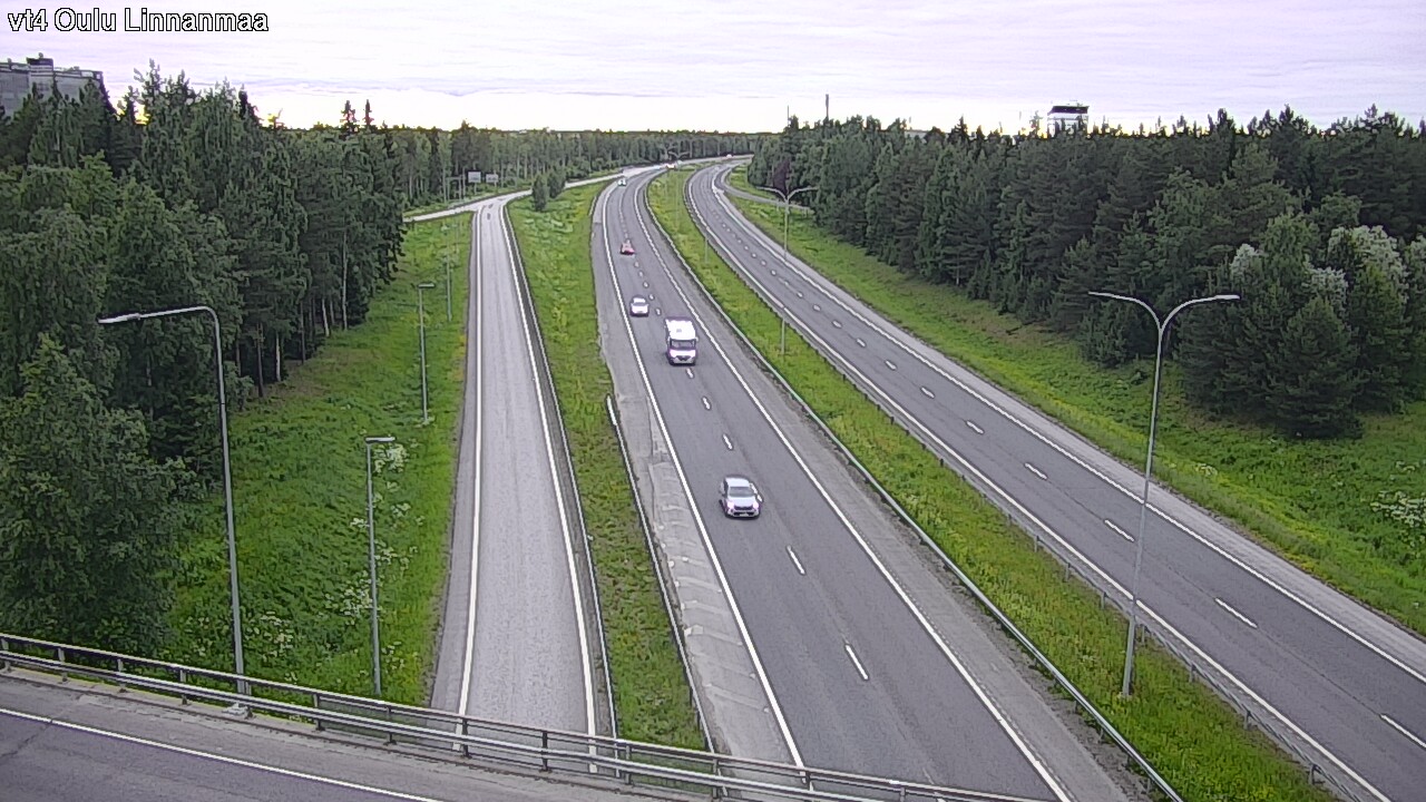 Weather Camera Image Road 4 Oulu, Linnanmaa, Oulu, Pohjois-Pohjanmaa