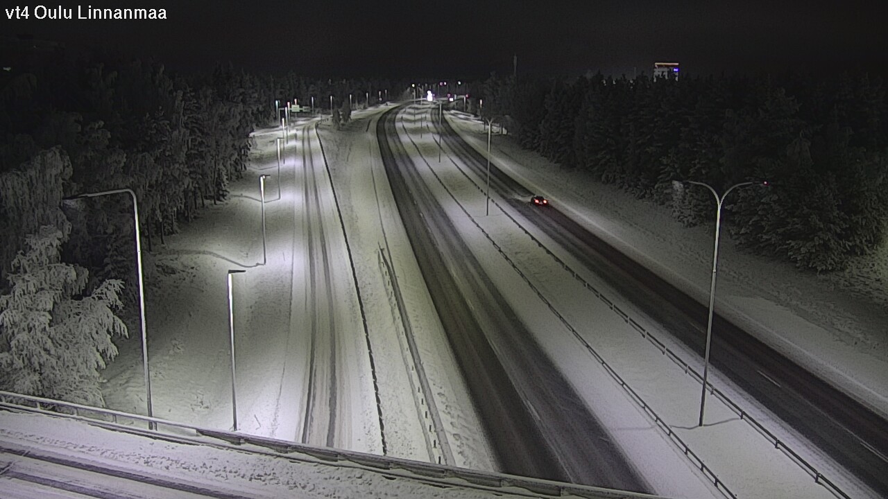 Weather Camera Image Road 4 Oulu, Linnanmaa, Oulu, Pohjois-Pohjanmaa