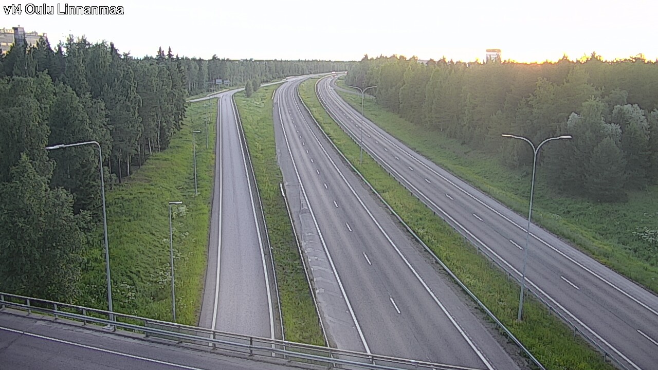 Weather Camera Image Road 4 Oulu, Linnanmaa, Oulu, Pohjois-Pohjanmaa