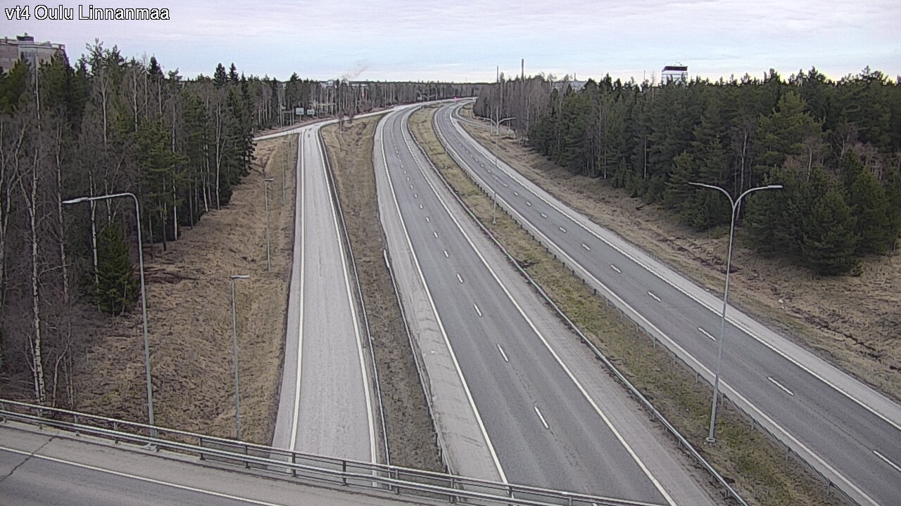 Weather Camera Image Road 4 Oulu, Linnanmaa, Oulu, Pohjois-Pohjanmaa