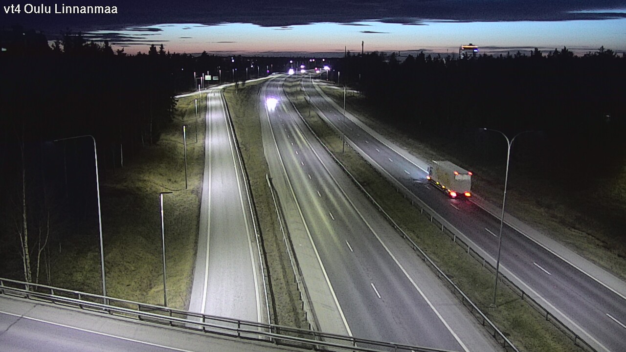 Weather Camera Image Road 4 Oulu, Linnanmaa, Oulu, Pohjois-Pohjanmaa