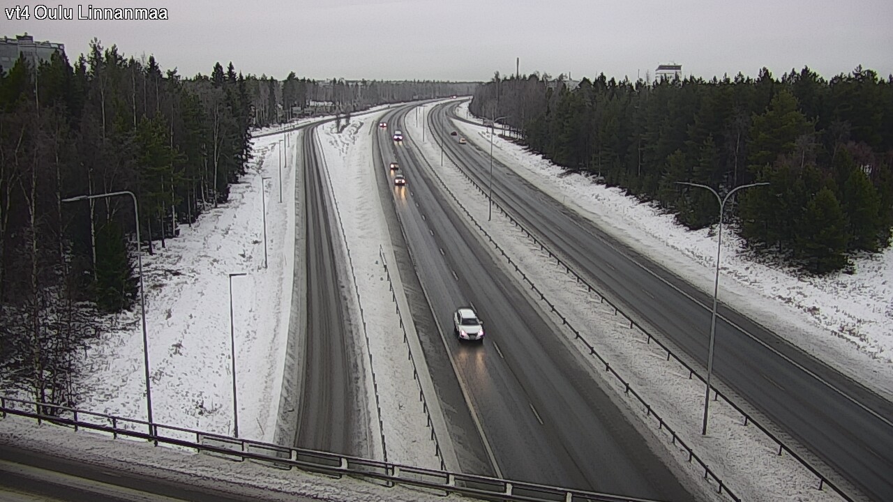 Weather Camera Image Road 4 Oulu, Linnanmaa, Oulu, Pohjois-Pohjanmaa