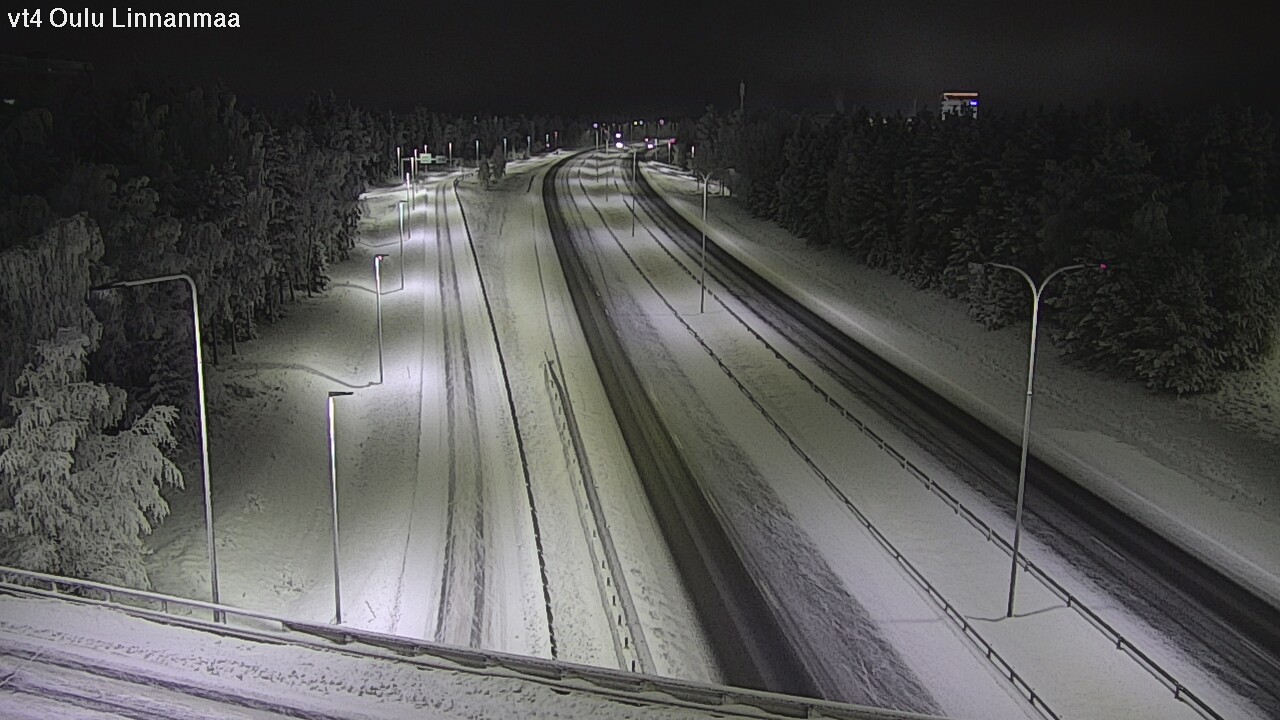 Weather Camera Image Road 4 Oulu, Linnanmaa, Oulu, Pohjois-Pohjanmaa