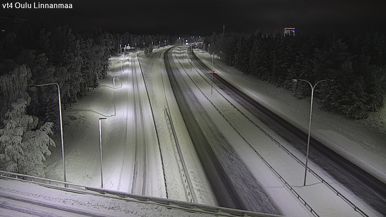 Weather Camera Image Road 4 Oulu, Linnanmaa, Oulu, Pohjois-Pohjanmaa