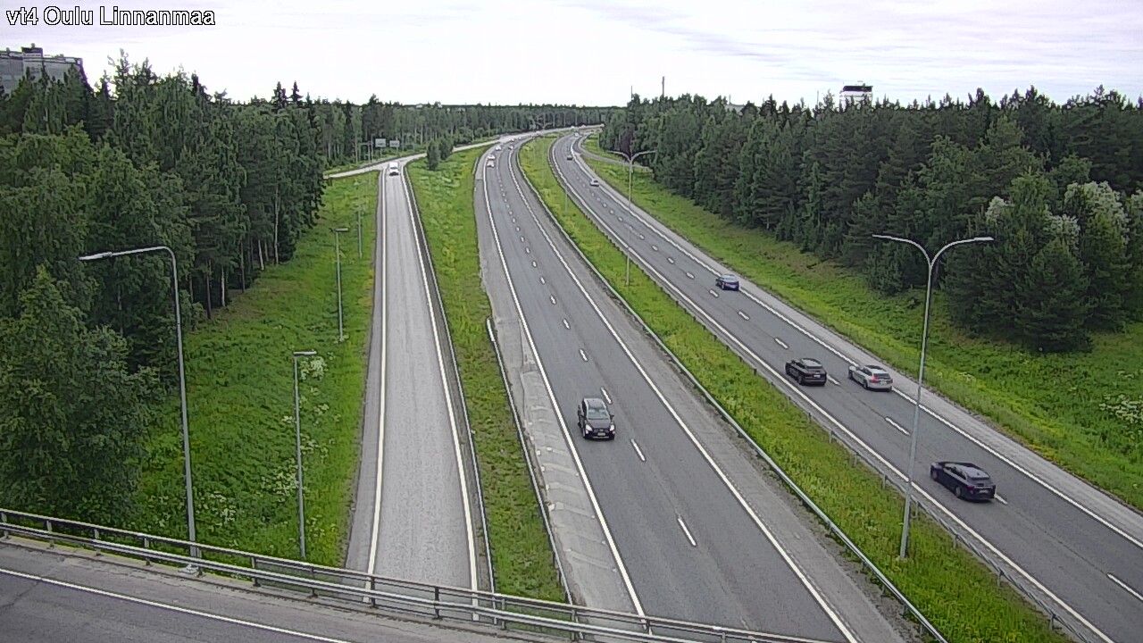 Weather Camera Image Road 4 Oulu, Linnanmaa, Oulu, Pohjois-Pohjanmaa