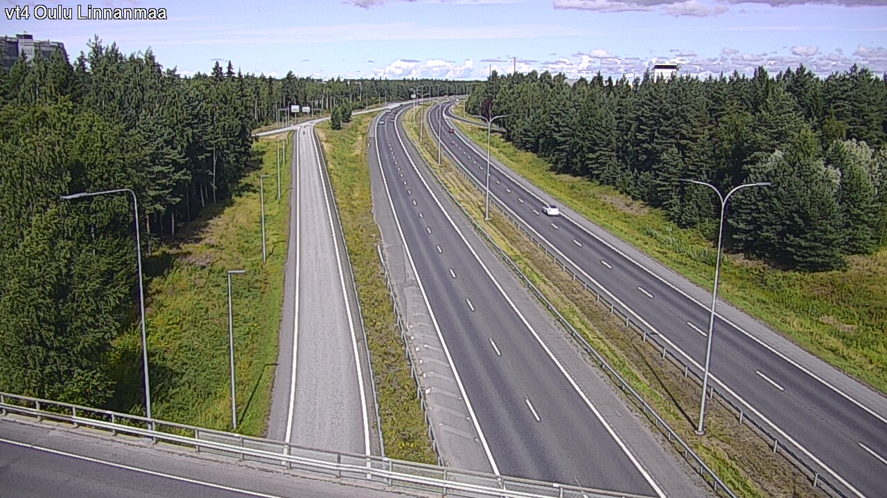 Weather Camera Image Road 4 Oulu, Linnanmaa, Oulu, Pohjois-Pohjanmaa