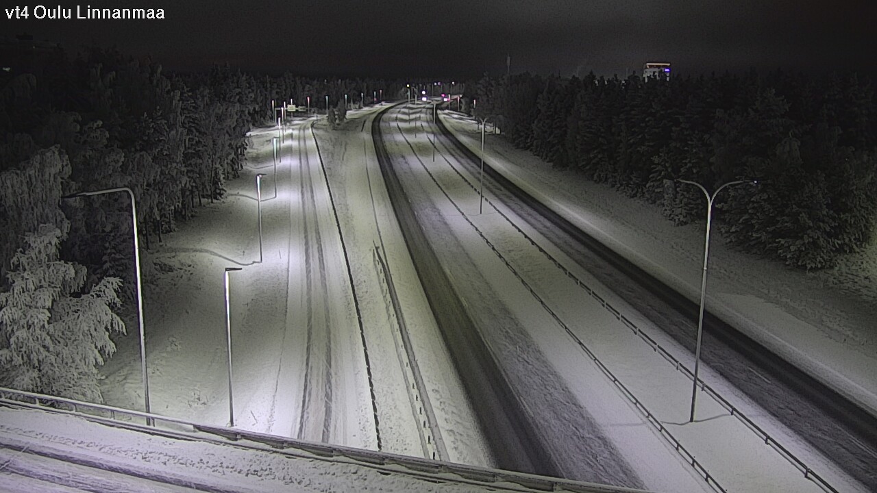 Weather Camera Image Road 4 Oulu, Linnanmaa, Oulu, Pohjois-Pohjanmaa