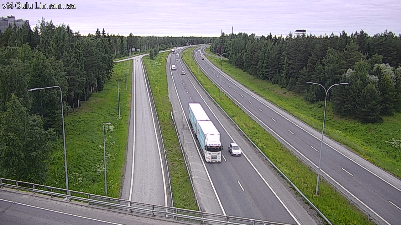 Weather Camera Image Road 4 Oulu, Linnanmaa, Oulu, Pohjois-Pohjanmaa