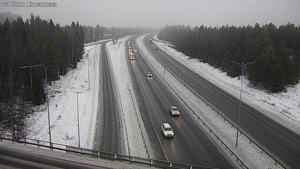 Weather Camera Image Road 4 Oulu, Linnanmaa, Oulu, Pohjois-Pohjanmaa