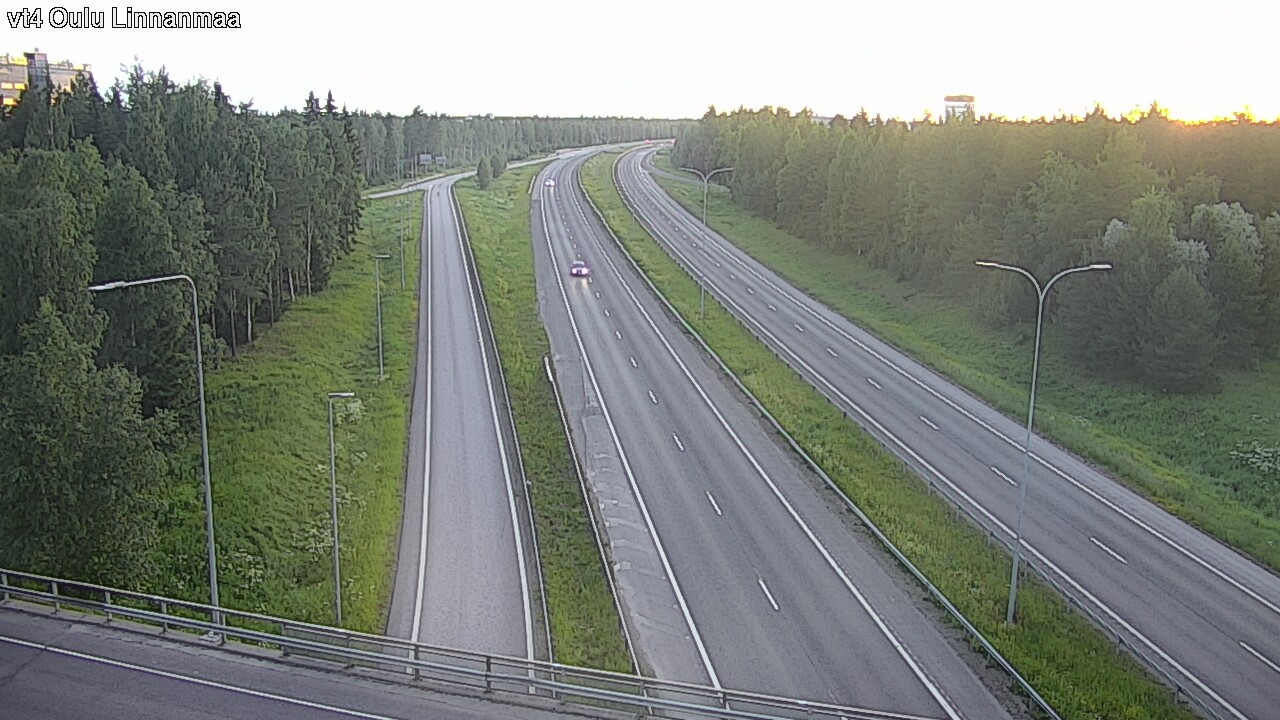 Weather Camera Image Road 4 Oulu, Linnanmaa, Oulu, Pohjois-Pohjanmaa