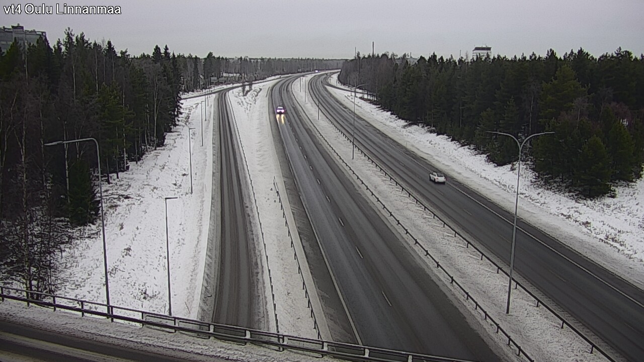 Weather Camera Image Road 4 Oulu, Linnanmaa, Oulu, Pohjois-Pohjanmaa