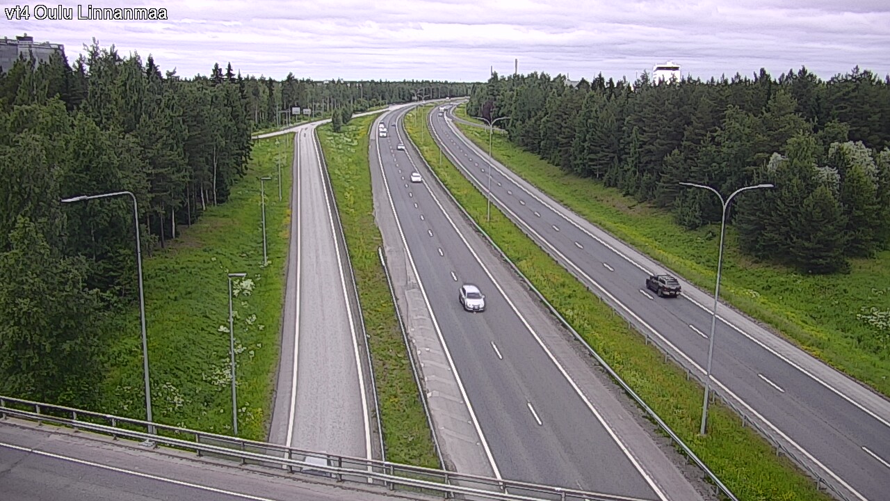 Weather Camera Image Road 4 Oulu, Linnanmaa, Oulu, Pohjois-Pohjanmaa