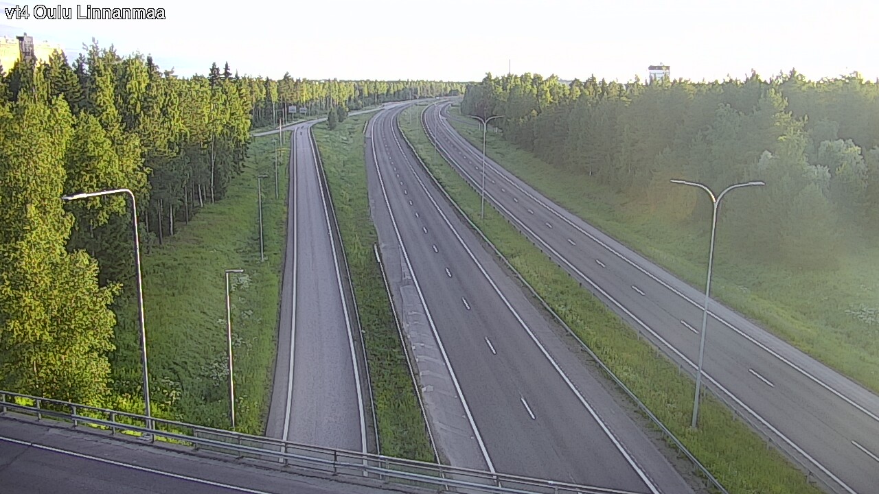 Weather Camera Image Road 4 Oulu, Linnanmaa, Oulu, Pohjois-Pohjanmaa