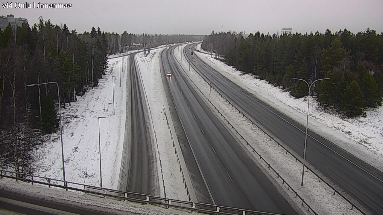 Weather Camera Image Road 4 Oulu, Linnanmaa, Oulu, Pohjois-Pohjanmaa