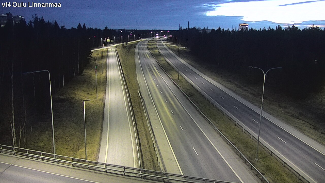 Weather Camera Image Road 4 Oulu, Linnanmaa, Oulu, Pohjois-Pohjanmaa