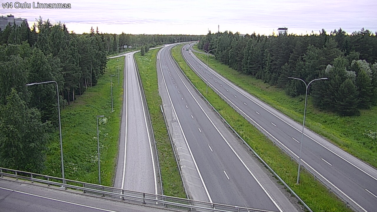 Weather Camera Image Road 4 Oulu, Linnanmaa, Oulu, Pohjois-Pohjanmaa