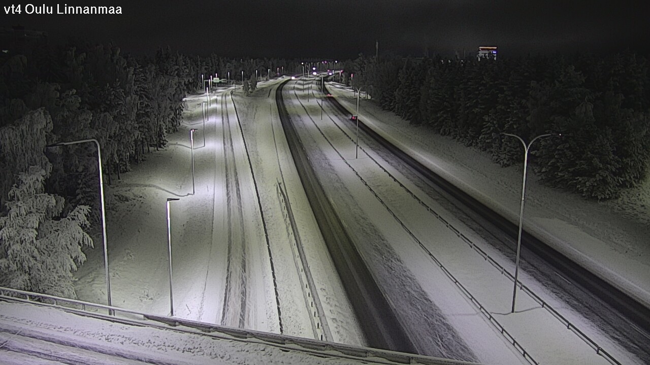 Weather Camera Image Road 4 Oulu, Linnanmaa, Oulu, Pohjois-Pohjanmaa