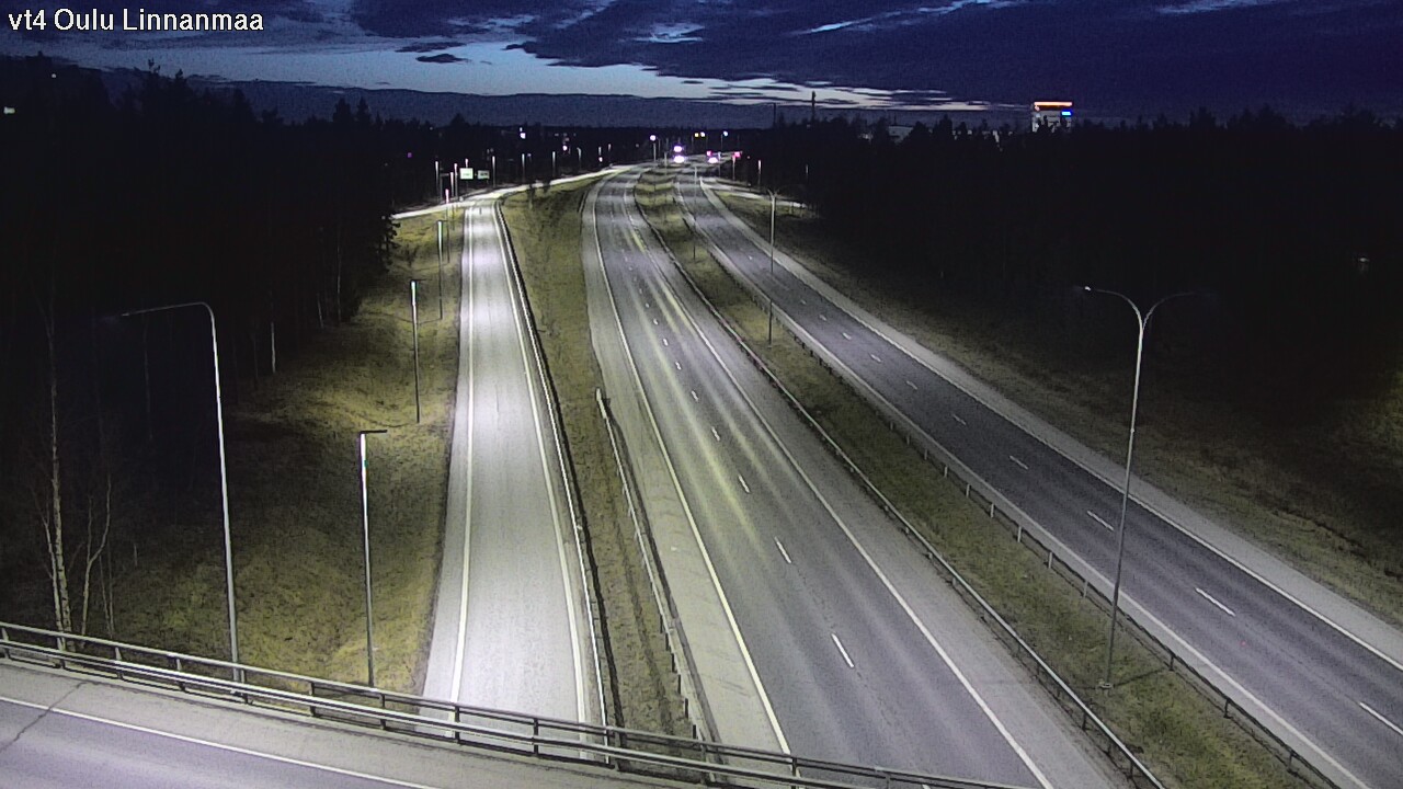 Weather Camera Image Road 4 Oulu, Linnanmaa, Oulu, Pohjois-Pohjanmaa