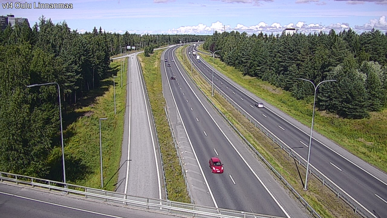 Weather Camera Image Road 4 Oulu, Linnanmaa, Oulu, Pohjois-Pohjanmaa