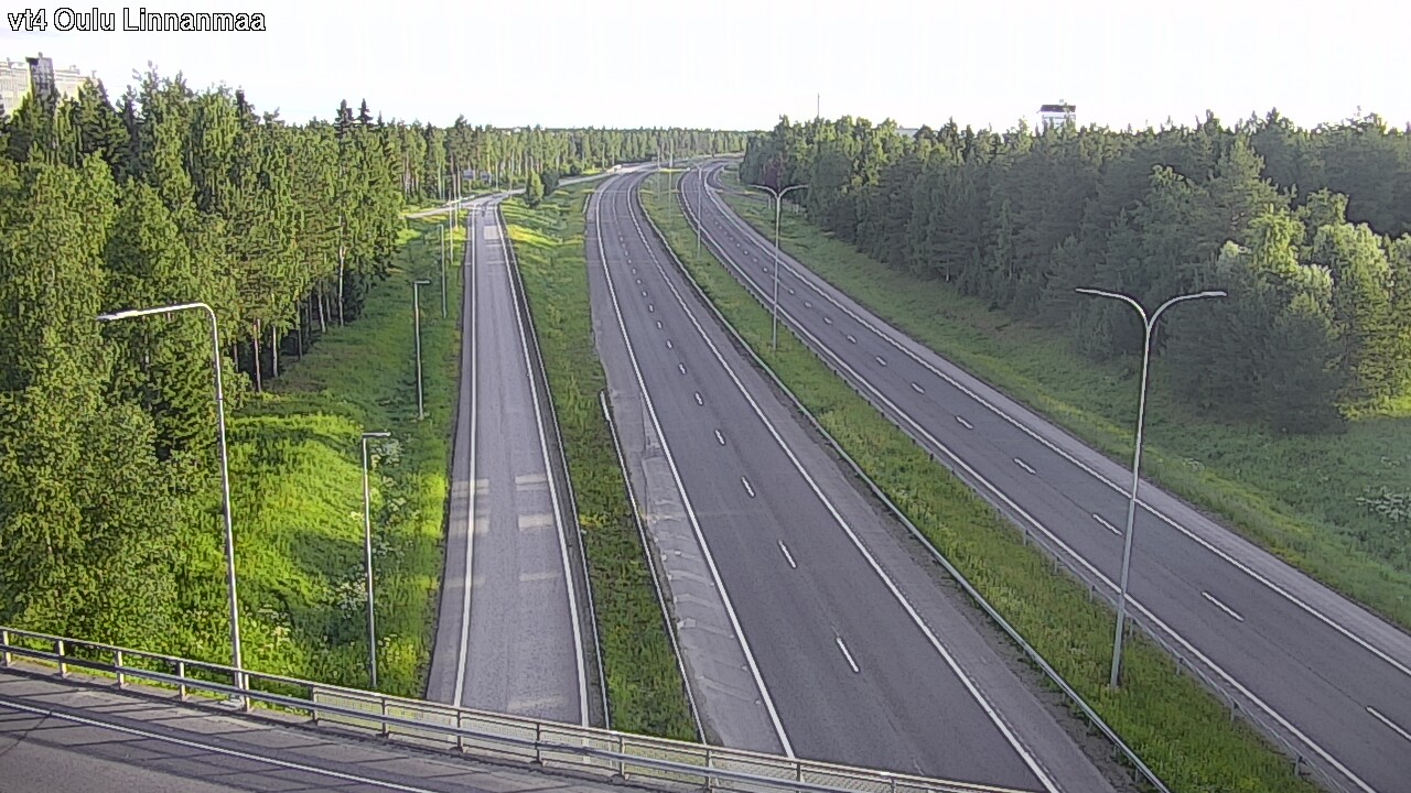 Weather Camera Image Road 4 Oulu, Linnanmaa, Oulu, Pohjois-Pohjanmaa