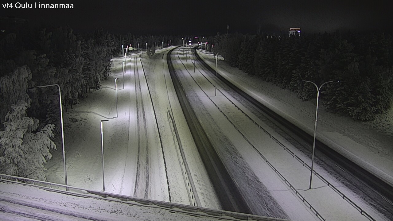 Weather Camera Image Road 4 Oulu, Linnanmaa, Oulu, Pohjois-Pohjanmaa