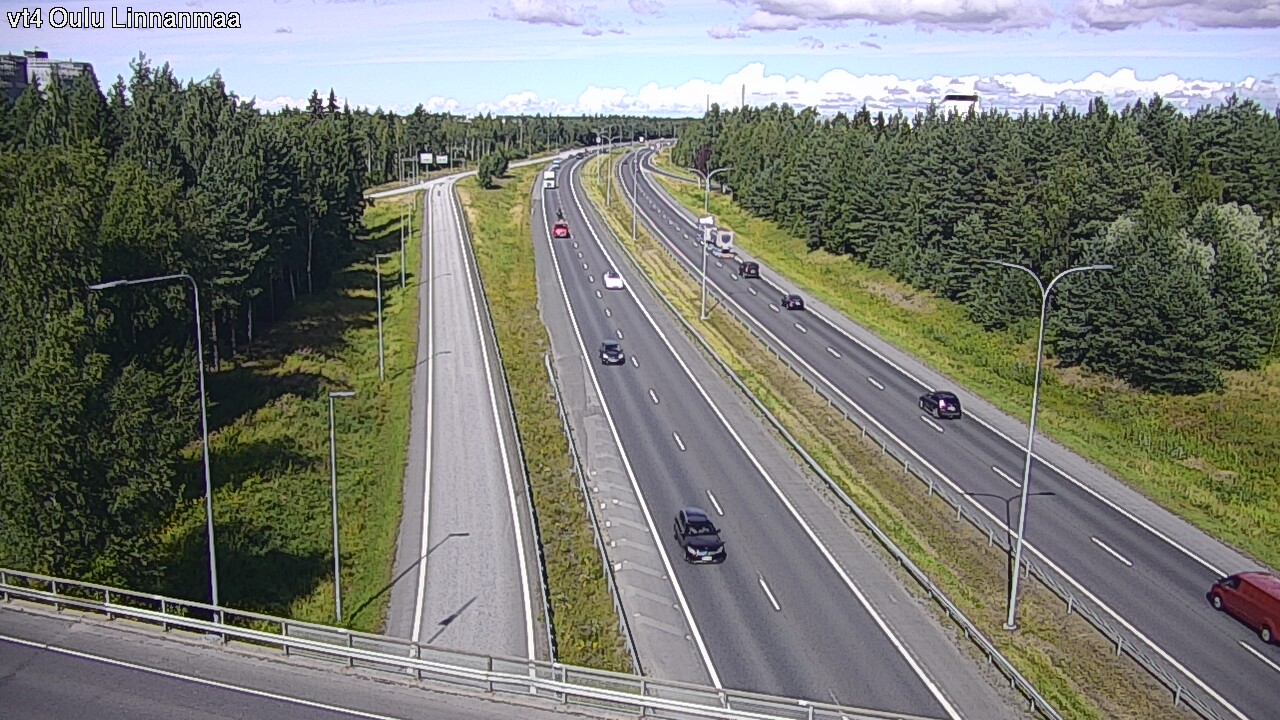 Weather Camera Image Road 4 Oulu, Linnanmaa, Oulu, Pohjois-Pohjanmaa