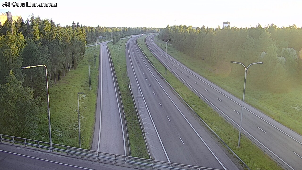 Weather Camera Image Road 4 Oulu, Linnanmaa, Oulu, Pohjois-Pohjanmaa