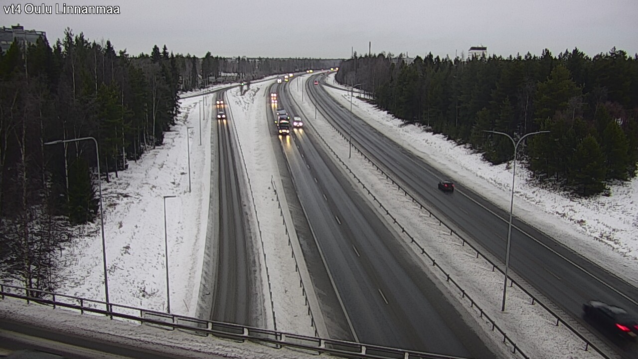 Weather Camera Image Road 4 Oulu, Linnanmaa, Oulu, Pohjois-Pohjanmaa