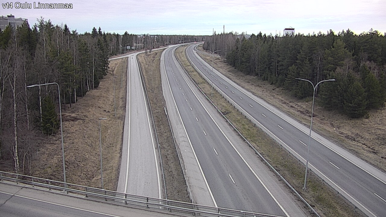 Weather Camera Image Road 4 Oulu, Linnanmaa, Oulu, Pohjois-Pohjanmaa