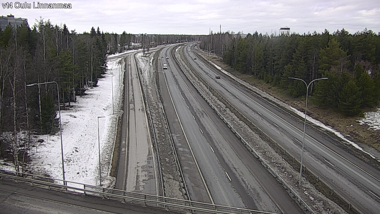 Weather Camera Image Road 4 Oulu, Linnanmaa, Oulu, Pohjois-Pohjanmaa
