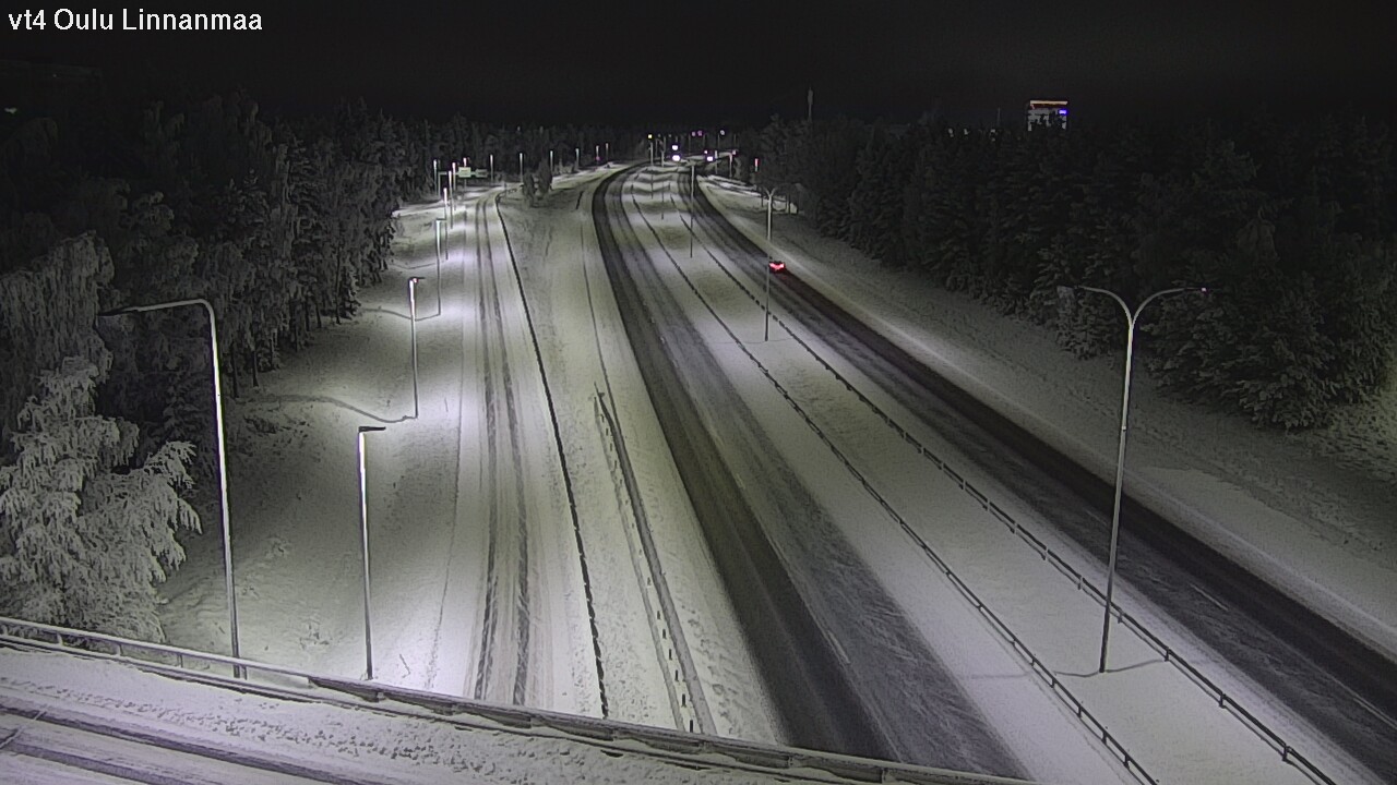 Weather Camera Image Road 4 Oulu, Linnanmaa, Oulu, Pohjois-Pohjanmaa