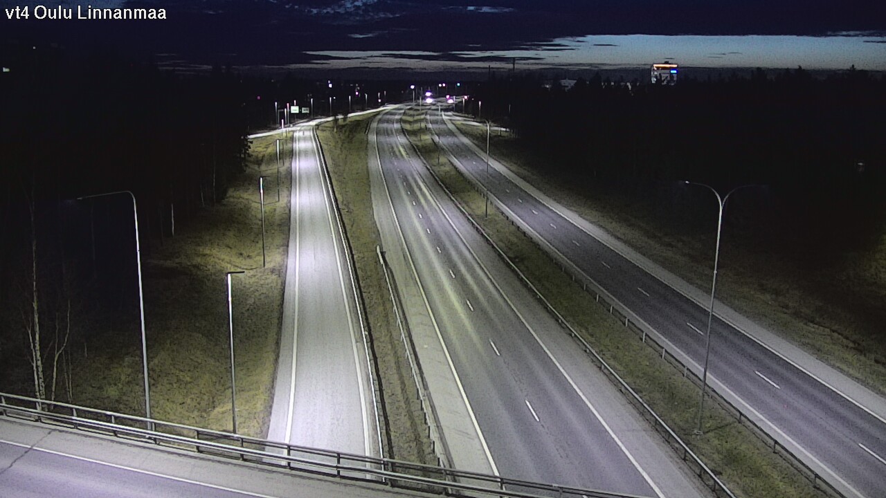 Weather Camera Image Road 4 Oulu, Linnanmaa, Oulu, Pohjois-Pohjanmaa