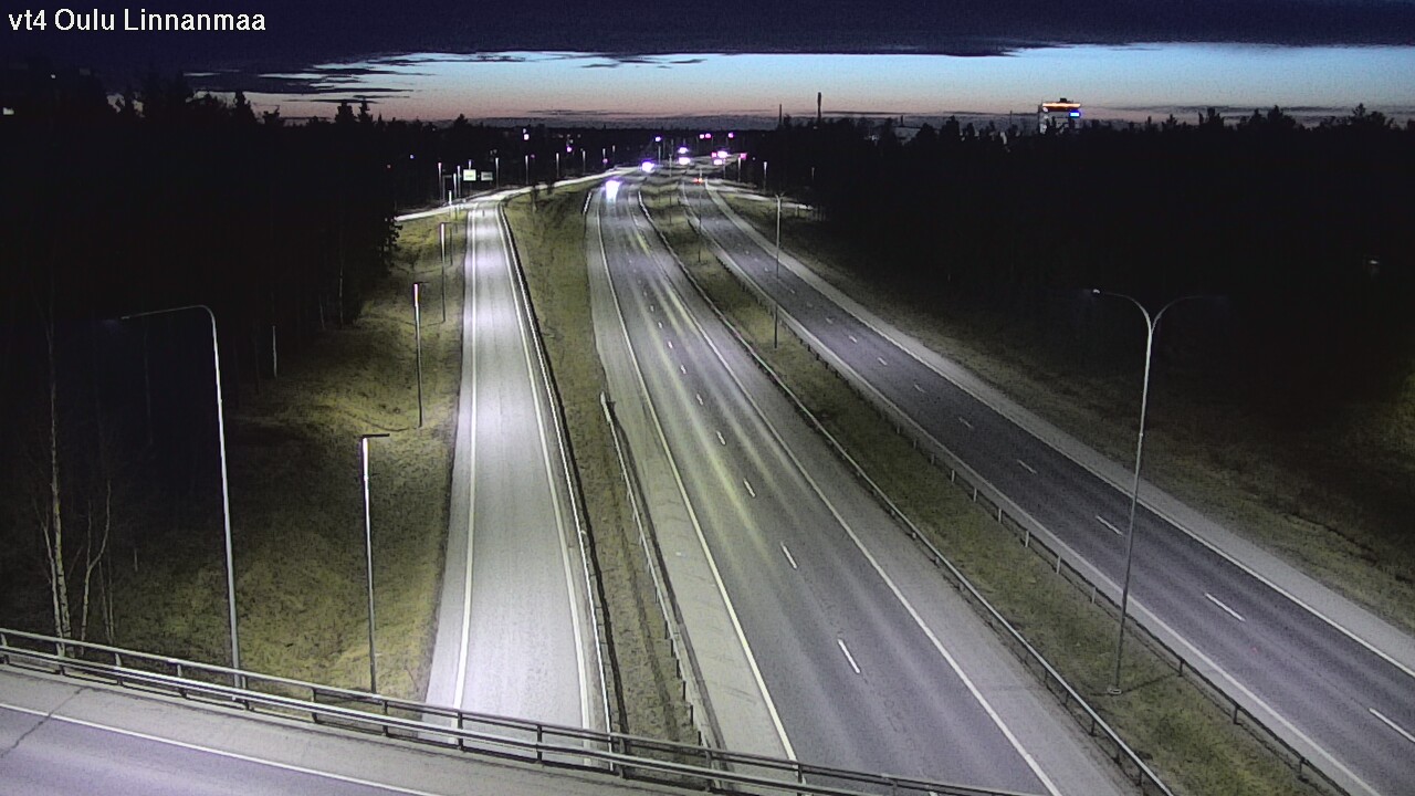 Weather Camera Image Road 4 Oulu, Linnanmaa, Oulu, Pohjois-Pohjanmaa